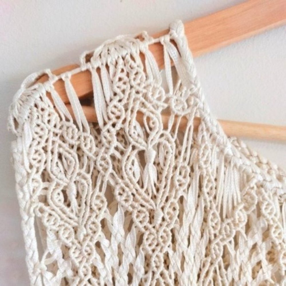 Ralph Lauren Crochet Top M - Picture 6 of 9